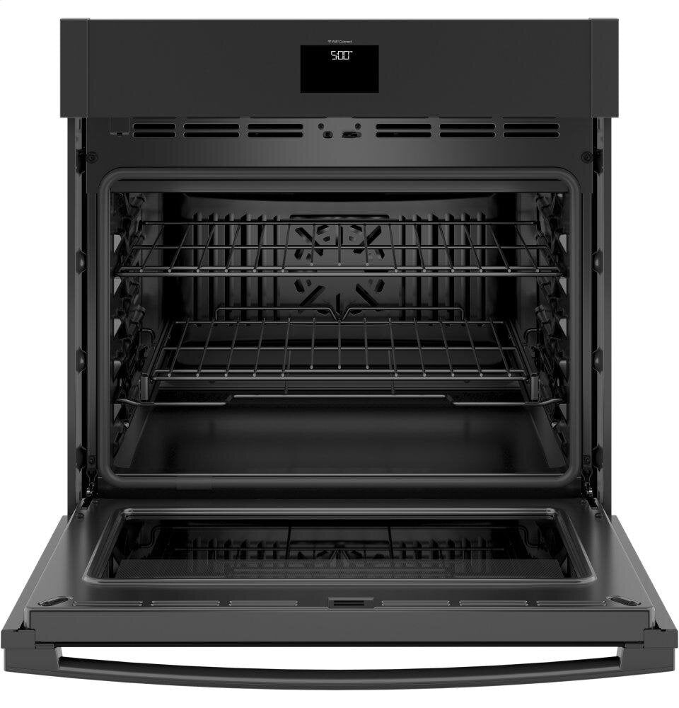 Ge Appliances JTS5000DNBB Ge® 30" Smart Built-In Self-Clean Convection Single Wall Oven With Never Scrub Racks