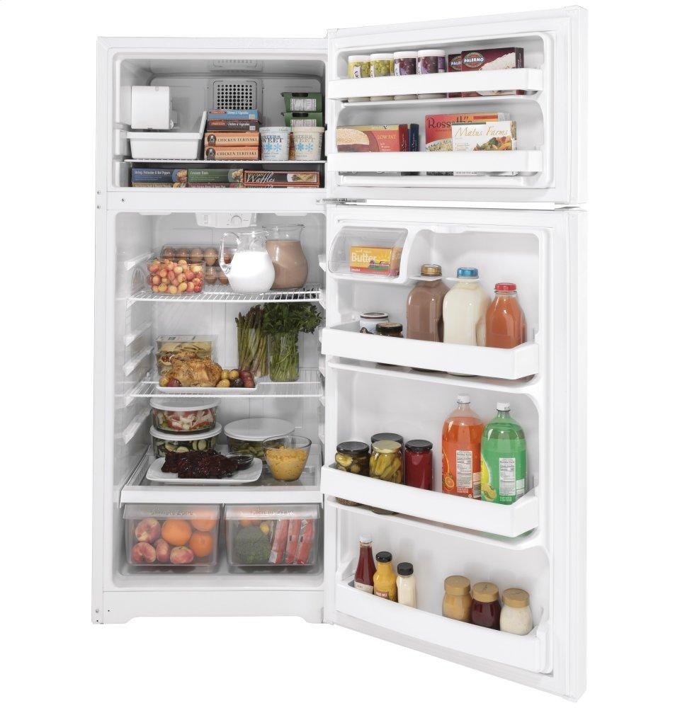 Ge Appliances GIE18DTNRWW Ge® Energy Star® 17.5 Cu. Ft. Top-Freezer Refrigerator