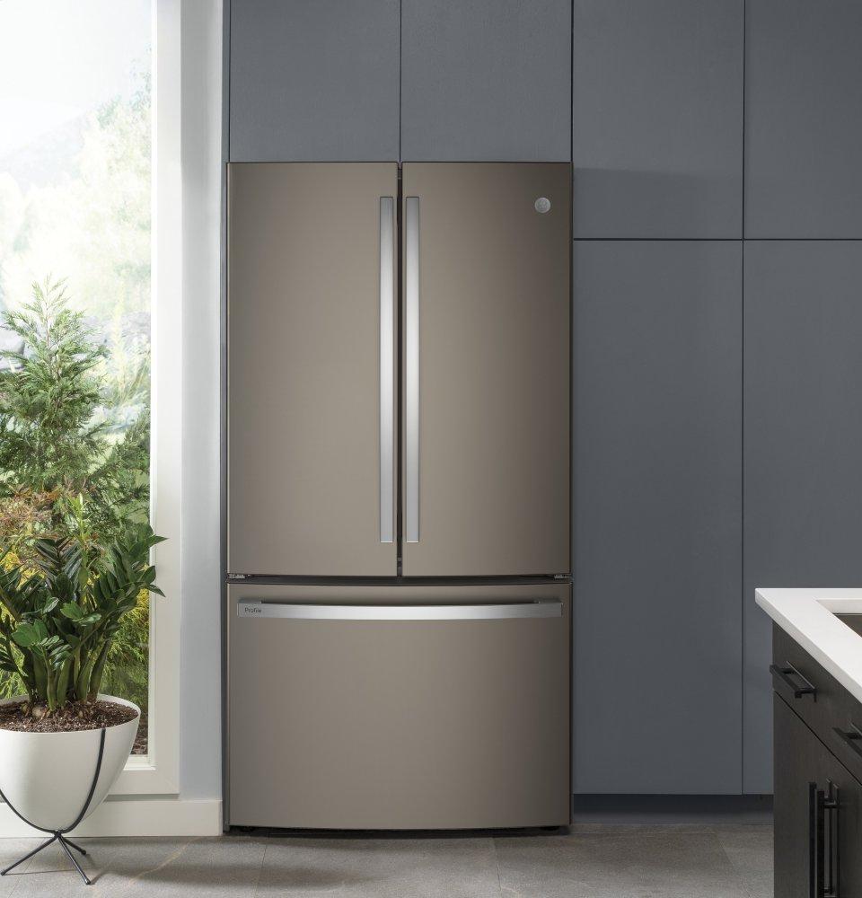 Ge Appliances PWE23KMKES Ge Profile™ Series Energy Star® 23.1 Cu. Ft. Counter-Depth French-Door Refrigerator
