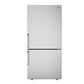 Bertazzoni REF31BMFX 31 Inch Freestanding Bottom Mount Refrigerator Stainless Steel