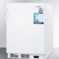 Summit VT65MLBIVACADA Ada Compliant Built-In Undercounter Vaccine All-Freezer With Digital Thermostat, Temperature Alarm, Hospital Grade Cord, Self-Closing Door, And Front Lock