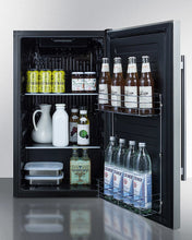 Summit FF195CSS Shallow Depth Built-In All-Refrigerator