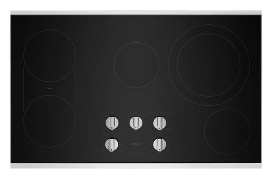 Maytag MEC8836HS 36-Inch Electric Cooktop With Reversible Grill And Griddle