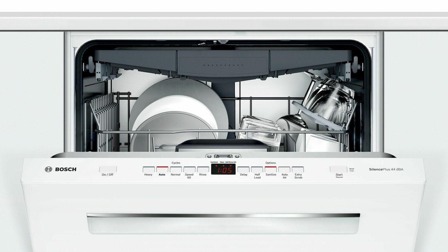 Bosch SHP865ZD2N 500 Series Dishwasher 24'' White Shp865Zd2N