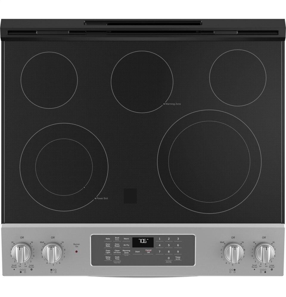 Ge Appliances JS760SPSS Ge® 30" Slide-In Electric Convection Range With No Preheat Air Fry