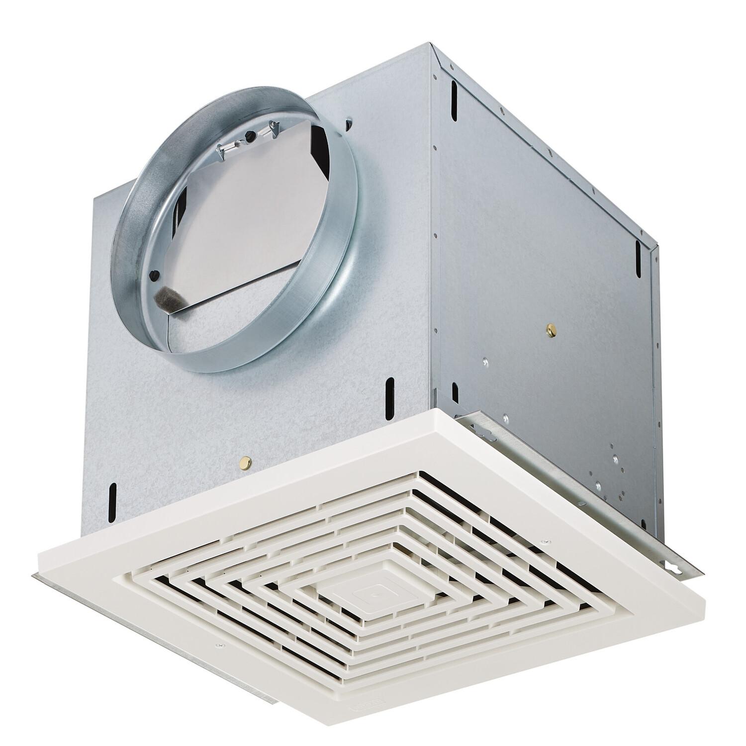 Broan L150E High-Capacity, Light Commercial 200 Cfm Ceiling Mount Ventilation Fan, 1.0 Sones Energy Star® Certified