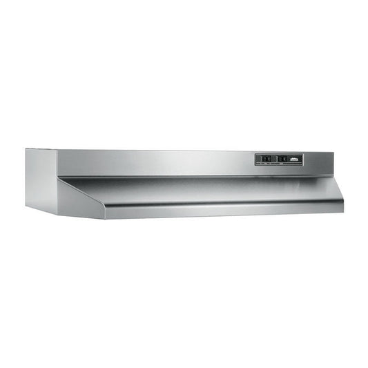 Broan 402404 24", Stainless Steel, Under-Cabinet Hood, 160 Cfm