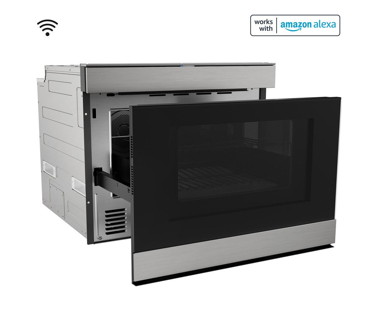 Sharp SMD2499FS 24 In. Built-In Smart Convection Microwave Drawer Oven