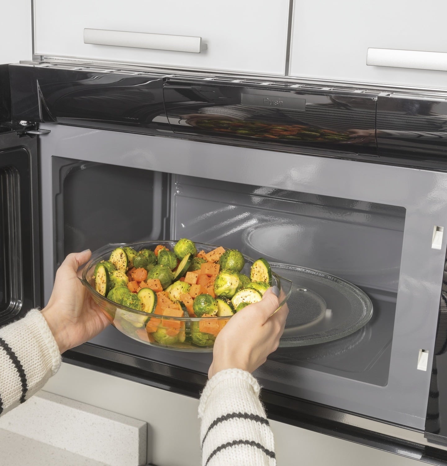 Haier QVM7167RNSS 30" 1.6 Cu. Ft. Smart Over-The-Range Microwave Oven