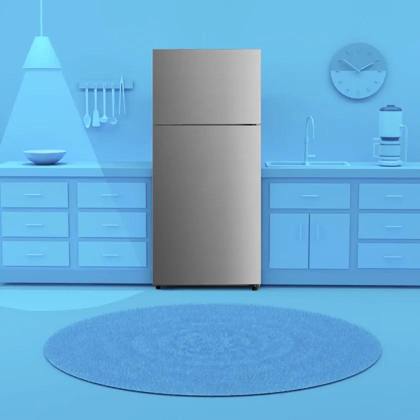 Element Appliance ERT18CSCS Element 18.0 Cu. Ft. Top Freezer Refrigerator - Stainless Steel