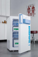Summit FS407LBIMED2ADA Built-In Undercounter Medical/Scientific All-Freezer In Ada Height, With Front Control Panel Equipped With A Digital Thermostat And Nist Calibrated Thermometer/Alarm