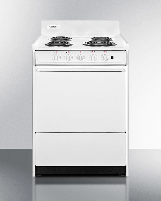 Summit WEM6171Q 24" Wide Electric Coil Top Range