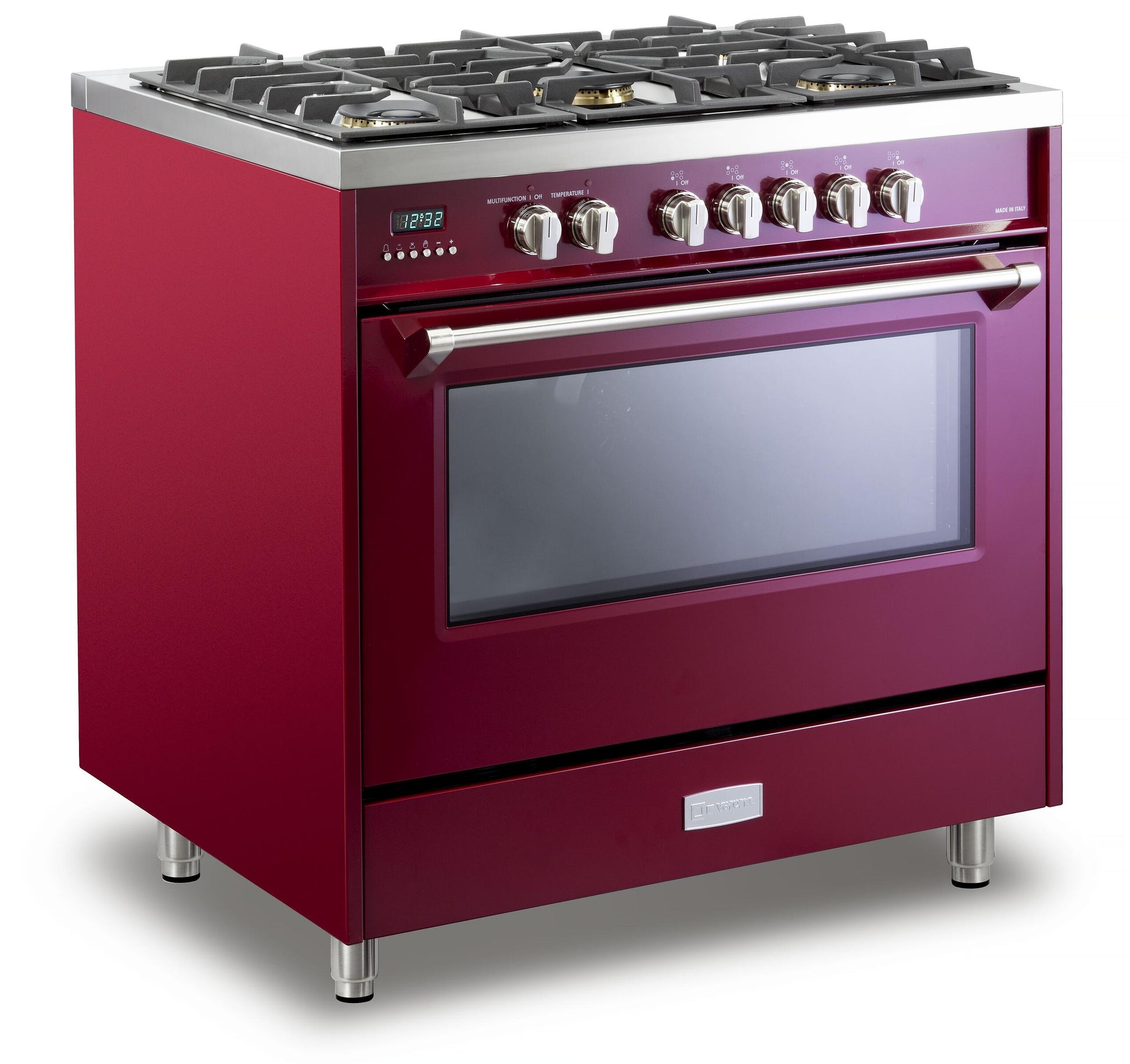 Verona VDFSGE365BU Burgundy 36" Dual Fuel - Designer Series