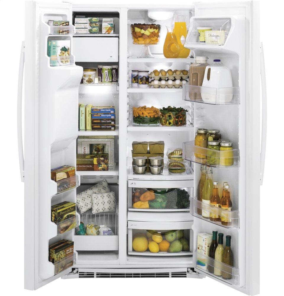 Ge Appliances GZS22DGJWW Ge® 21.9 Cu. Ft. Counter-Depth Side-By-Side Refrigerator