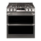 Lg LUTG4519SN Lg Signature 6.9 Cu.Ft. Smart Wi-Fi Enabled Gas Double Oven Slide-In Range With Probake Convection®