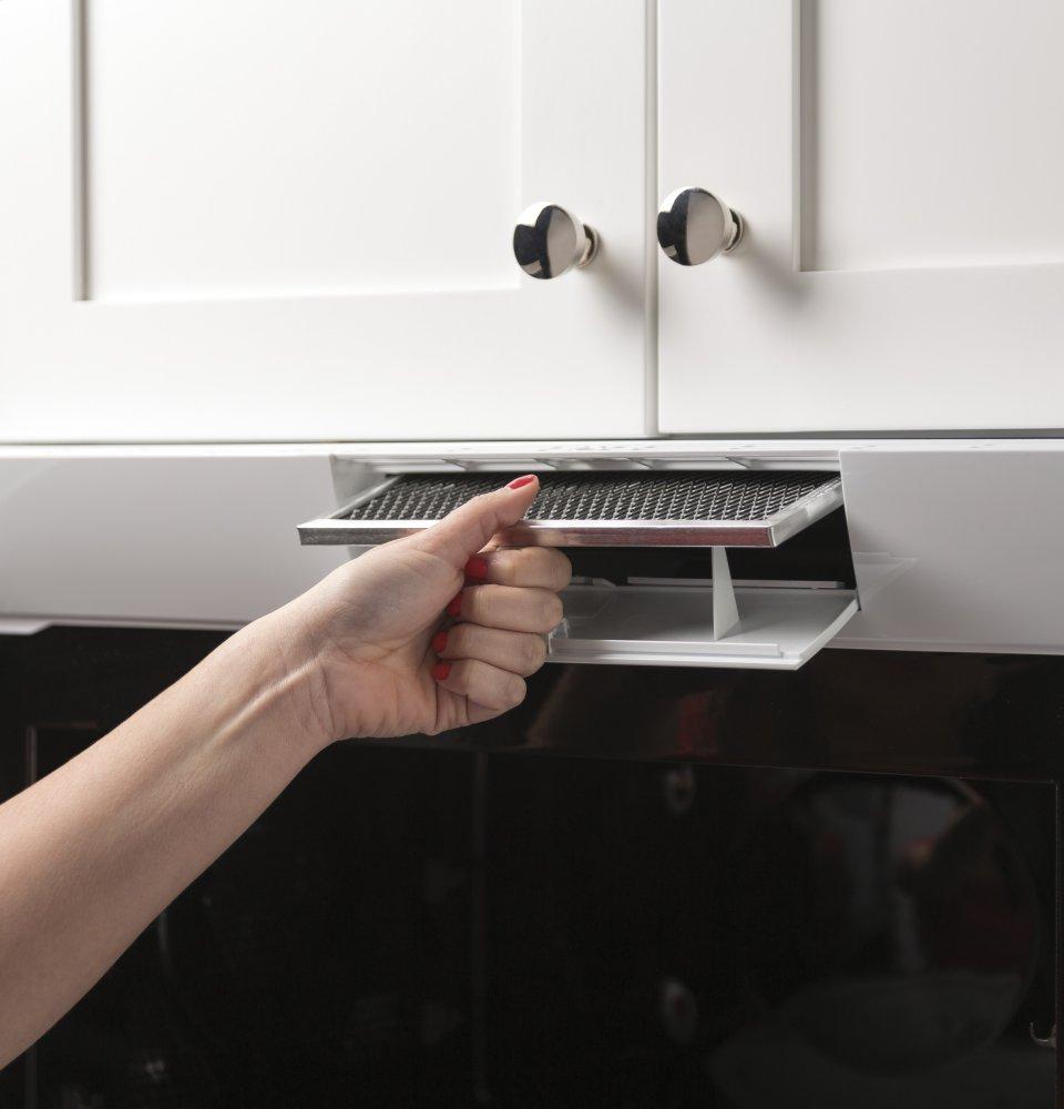 Ge Appliances PVM9179DKWW Ge Profile™ 1.7 Cu. Ft. Convection Over-The-Range Microwave Oven