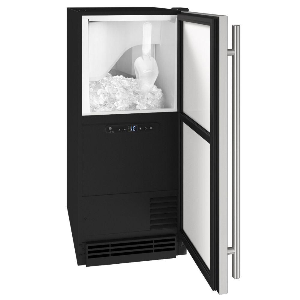 U-Line UHCL115SS01A Hcl115 / Hcp115 15" Clear Ice Machine With Stainless Solid Finish, No (115 V/60 Hz Volts /60 Hz Hz)