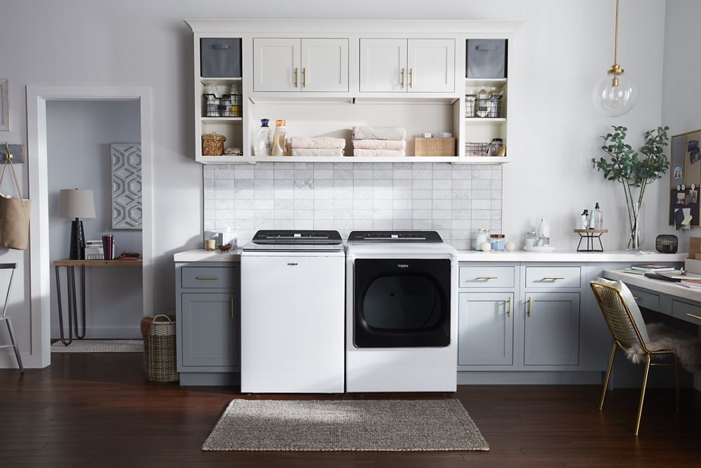 Whirlpool WTW8120HW 5.3 Cu. Ft. Smart Capable Top Load Washer