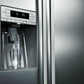 Bosch B20CS30SNS 300 Series Freestanding Counter-Depth Side-By-Side Refrigerator 36'' Easy Clean Stainless Steel B20Cs30Sns