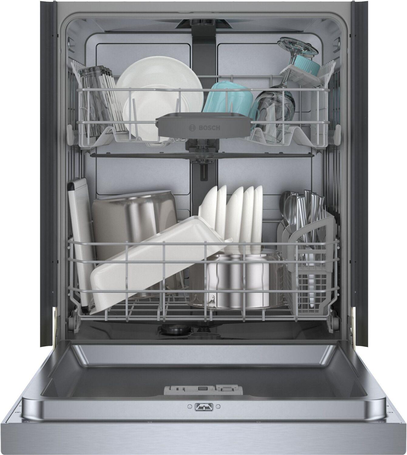 Bosch SHE4AEM5N 100 Plus Dishwasher 24" Stainless Steel