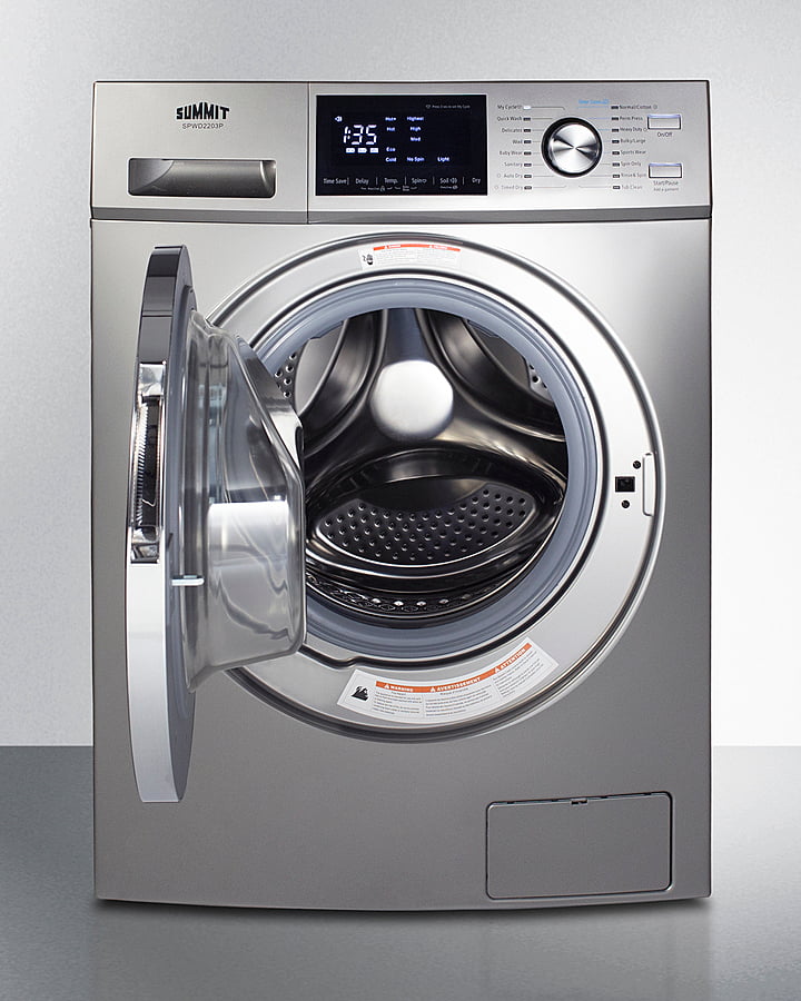 Summit SPWD2203P 24" Wide 115V Electric Washer/Dryer Combo