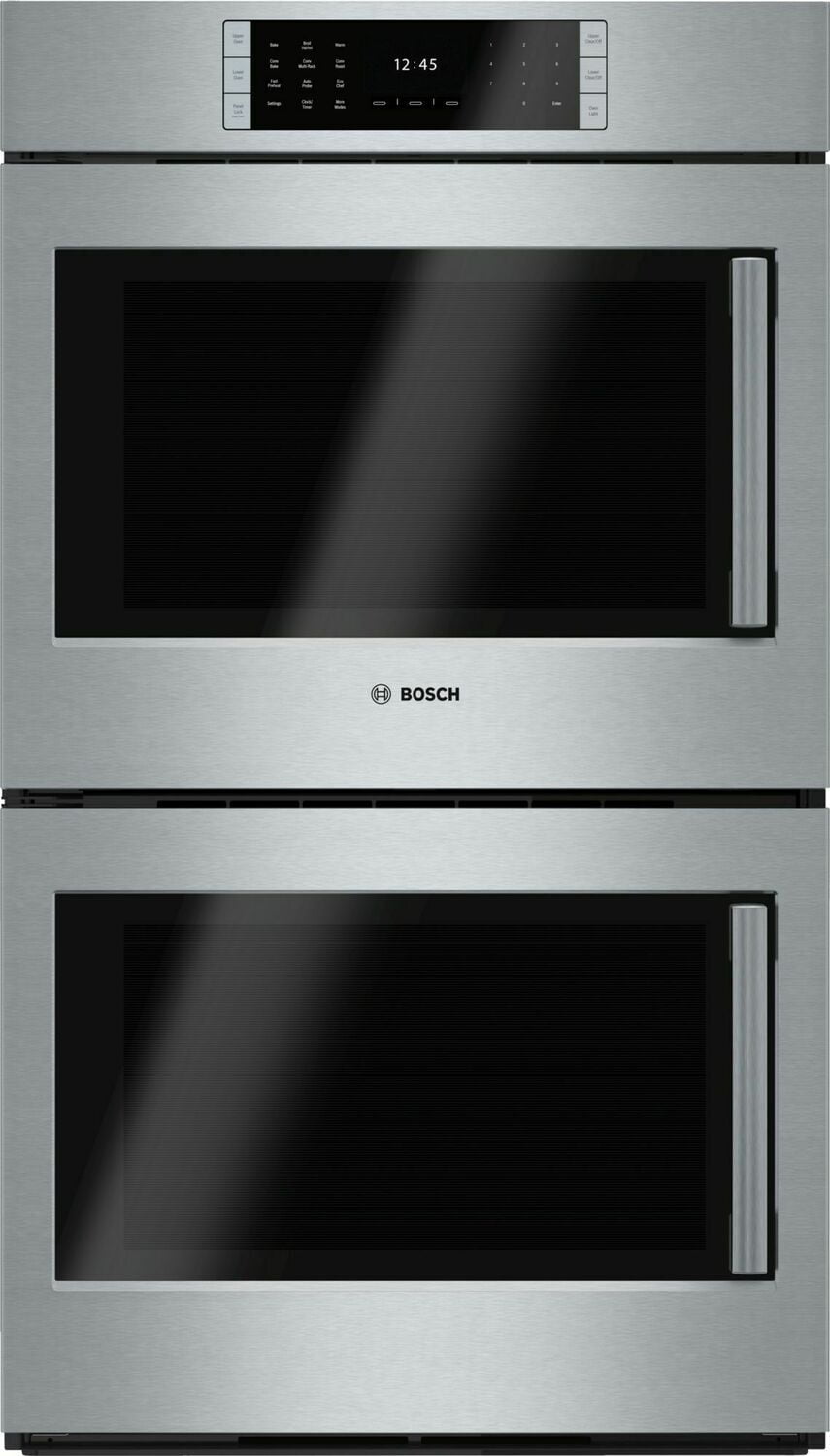 Bosch HBLP651LUC Benchmark Series, 30", Double Wall Oven, Ss, Eu Conv./Eu Conv., Tft Touch Control, Left Swing