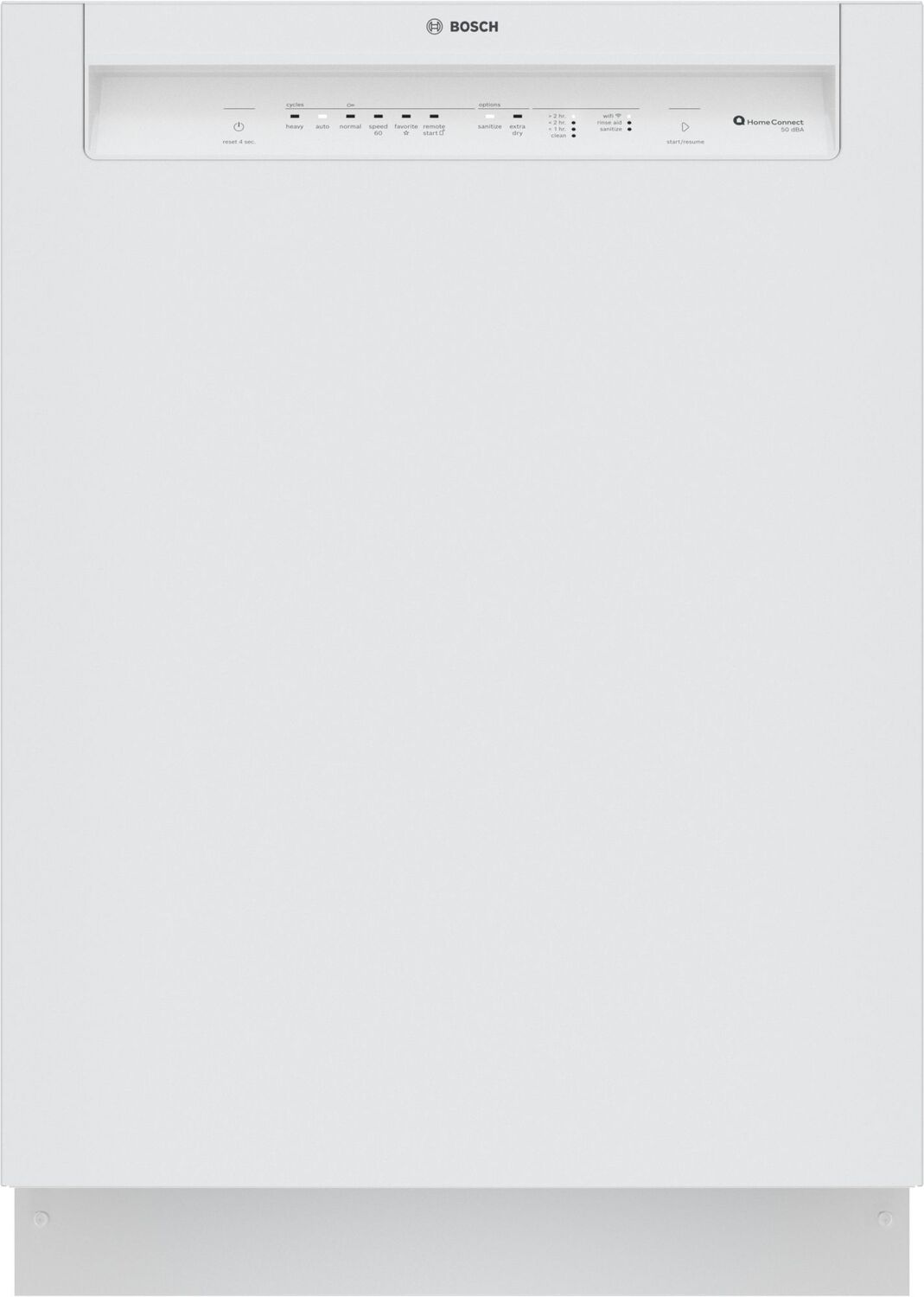 Bosch SHE3AEM2N 100 Series Dishwasher 24" White