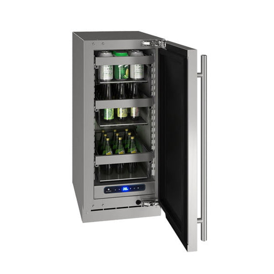 U-Line UHRE515SS01A Hre515 15" Refrigerator With Stainless Solid Finish (115 V/60 Hz Volts /60 Hz Hz)