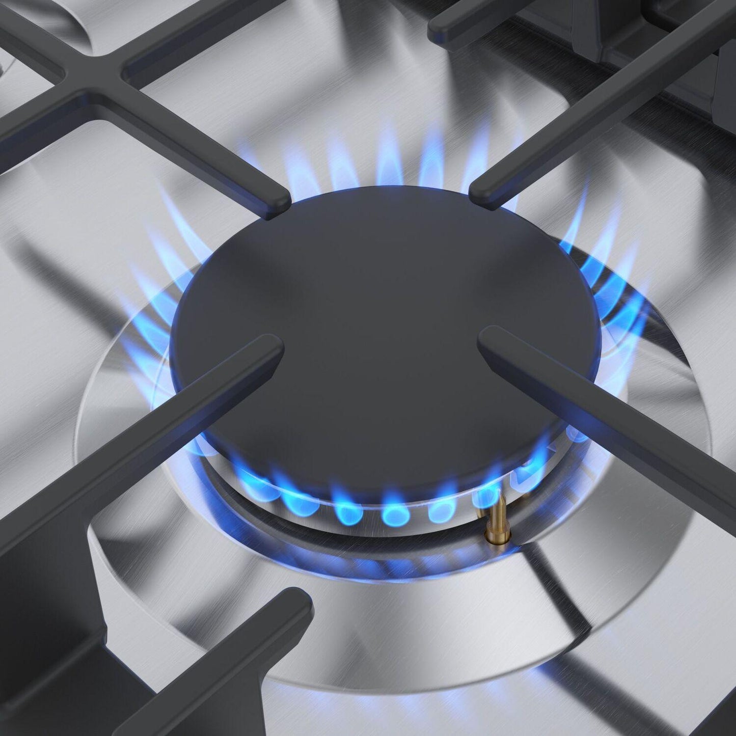 Bosch NGM5458UC 500 Series Gas Cooktop 24'' Stainless Steel Ngm5458Uc