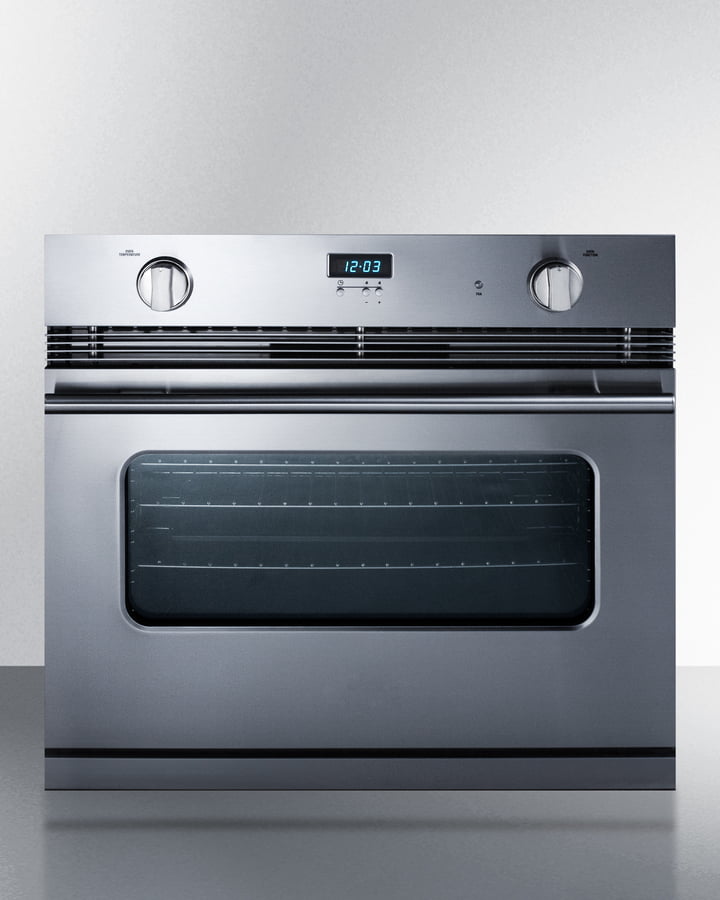 Summit SGWO30SS 30" Wide Gas Wall Oven
