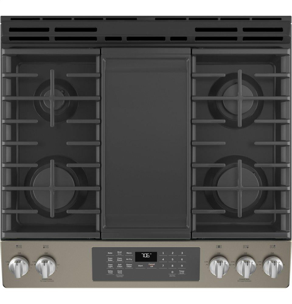 Ge Appliances JGS760EPES Ge® 30" Slide-In Front-Control Convection Gas Range With No Preheat Air Fry