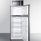 Summit MRF1159SS Microwave/Refrigerator-Freezer Combination