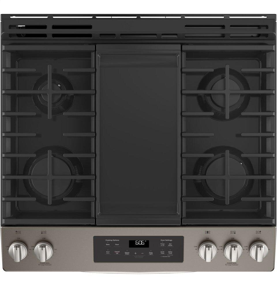 Ge Appliances JGSS66EELES Ge® 30" Slide-In Front Control Gas Range