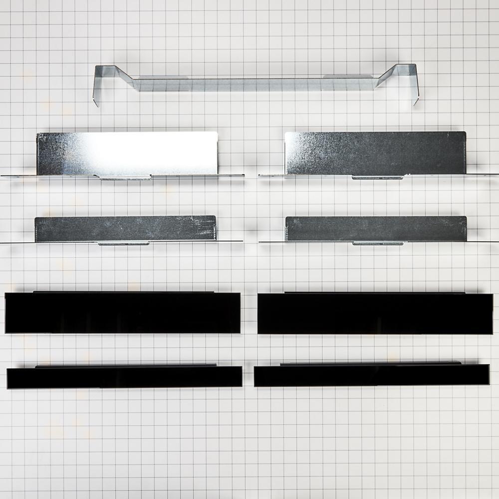 Jennair W11290015 Built-In Oven/Microwave/Coffee Machine Side Trim Cover Kit, Black/Noir