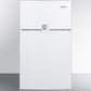 Summit CP351WLLF2 Compact Energy Star Listed Two-Door Refrigerator-Freezer With Combination Lock