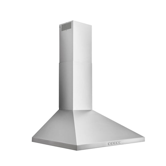 Broan BWP2306SS Broan® 30-Inch Convertible Wall-Mount Pyramidal Chimney Range Hood, 630 Max Cfm, Stainless Steel