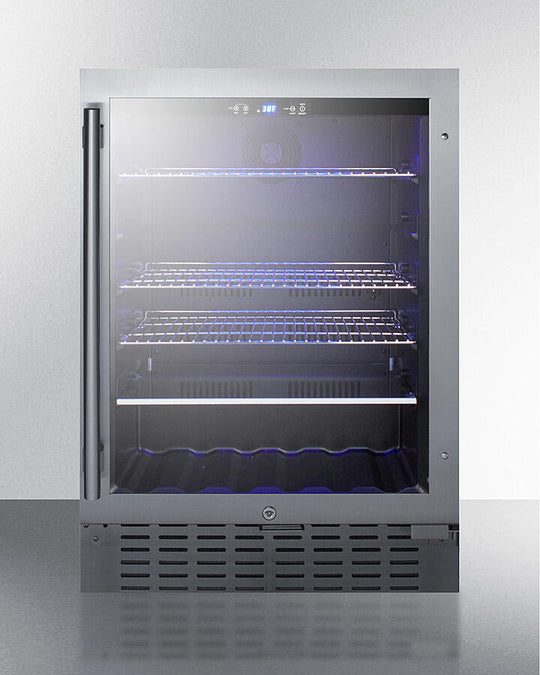 Summit SCR2466BCSS 24" Wide Built-In Beverage Cooler