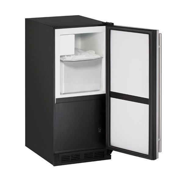 U-Line UBI1215S00B Bi1215 15" Crescent Ice Maker With Stainless Solid Finish (115 V/60 Hz Volts /60 Hz Hz)