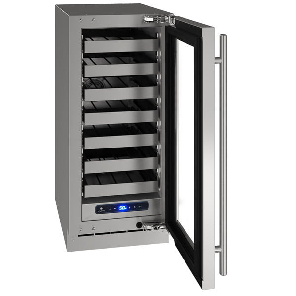 U-Line UHWC515SG41A Hwc515 15" Wine Refrigerator With Stainless Frame Finish And Right-Hand Hinge Door Swing (115 V/60 Hz Volts /60 Hz Hz)