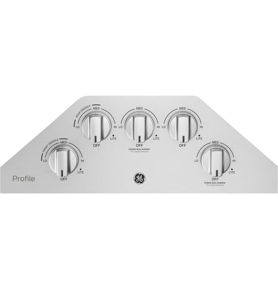 Ge Appliances PGP7036SLSS Ge Profile™ 36" Built-In Gas Cooktop With Optional Extra-Large Cast Iron Griddle