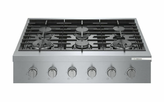 Bosch RGM8658UC 800 Series Gas Rangetop 36'' Stainless Steel Rgm8658Uc