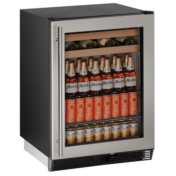 U-Line U1024BEVS00B 1024Bev 24" Beverage Center With Stainless Frame Finish (115 V/60 Hz Volts /60 Hz Hz)
