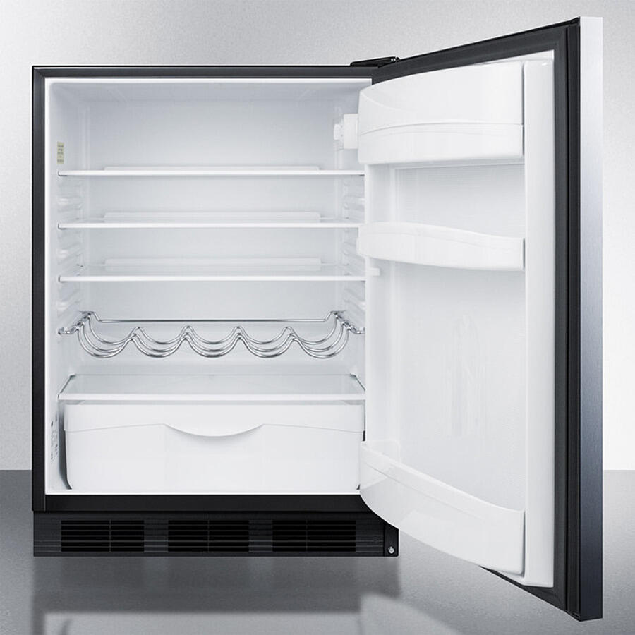 Summit FF63BKBISSHH 24" Wide Built-In All-Refrigerator