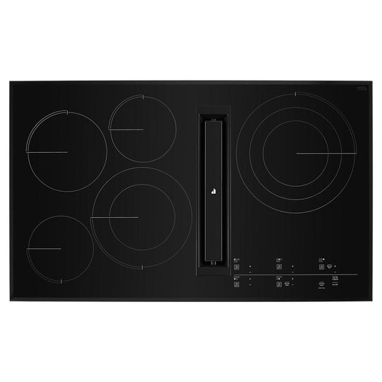 Jennair JED4536KB 36" Oblivion Glass Electric Radiant Downdraft Cooktop With Tap Touch Controls