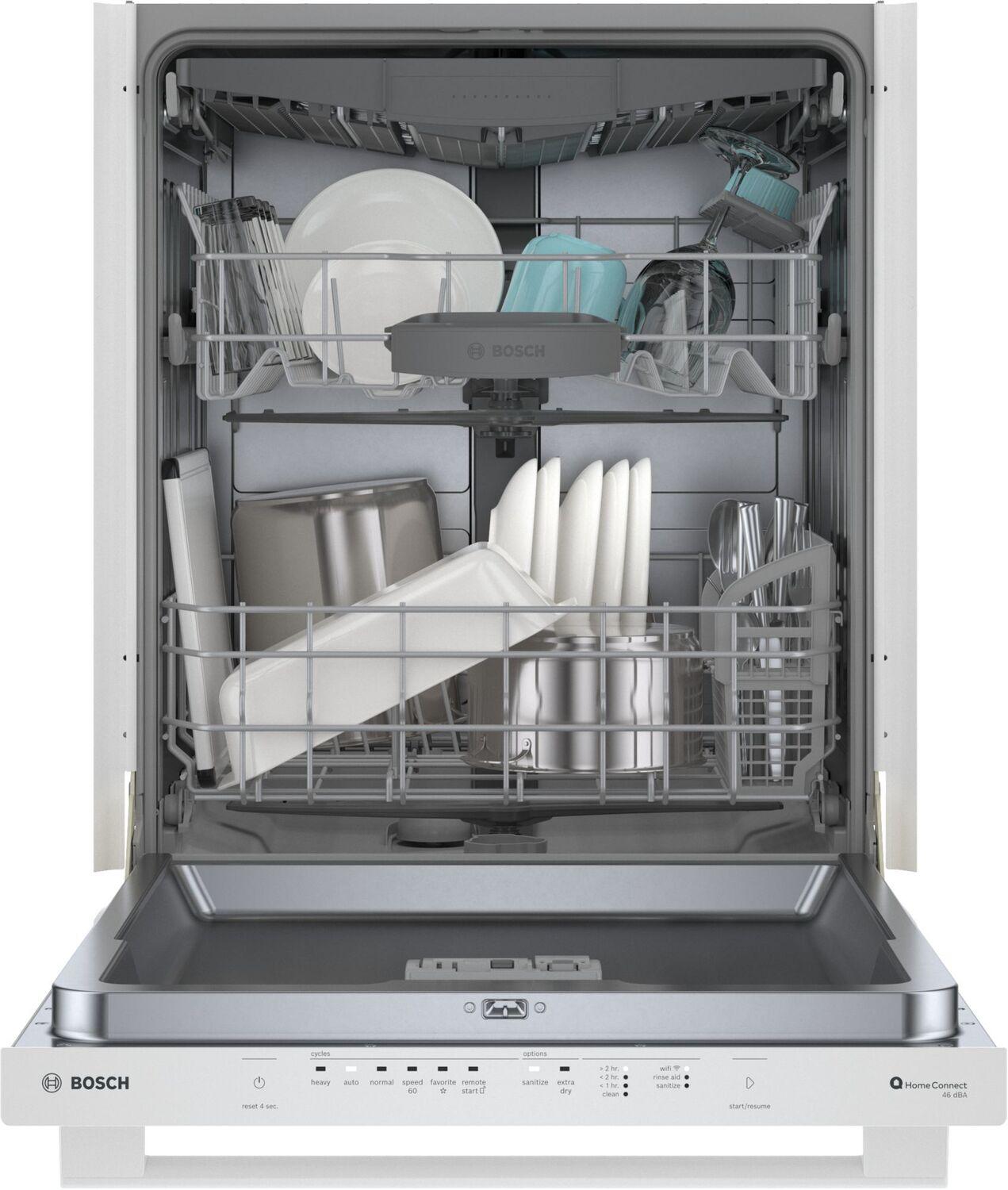 Bosch SHX5AEM2N 100 Premium Dishwasher 24" White