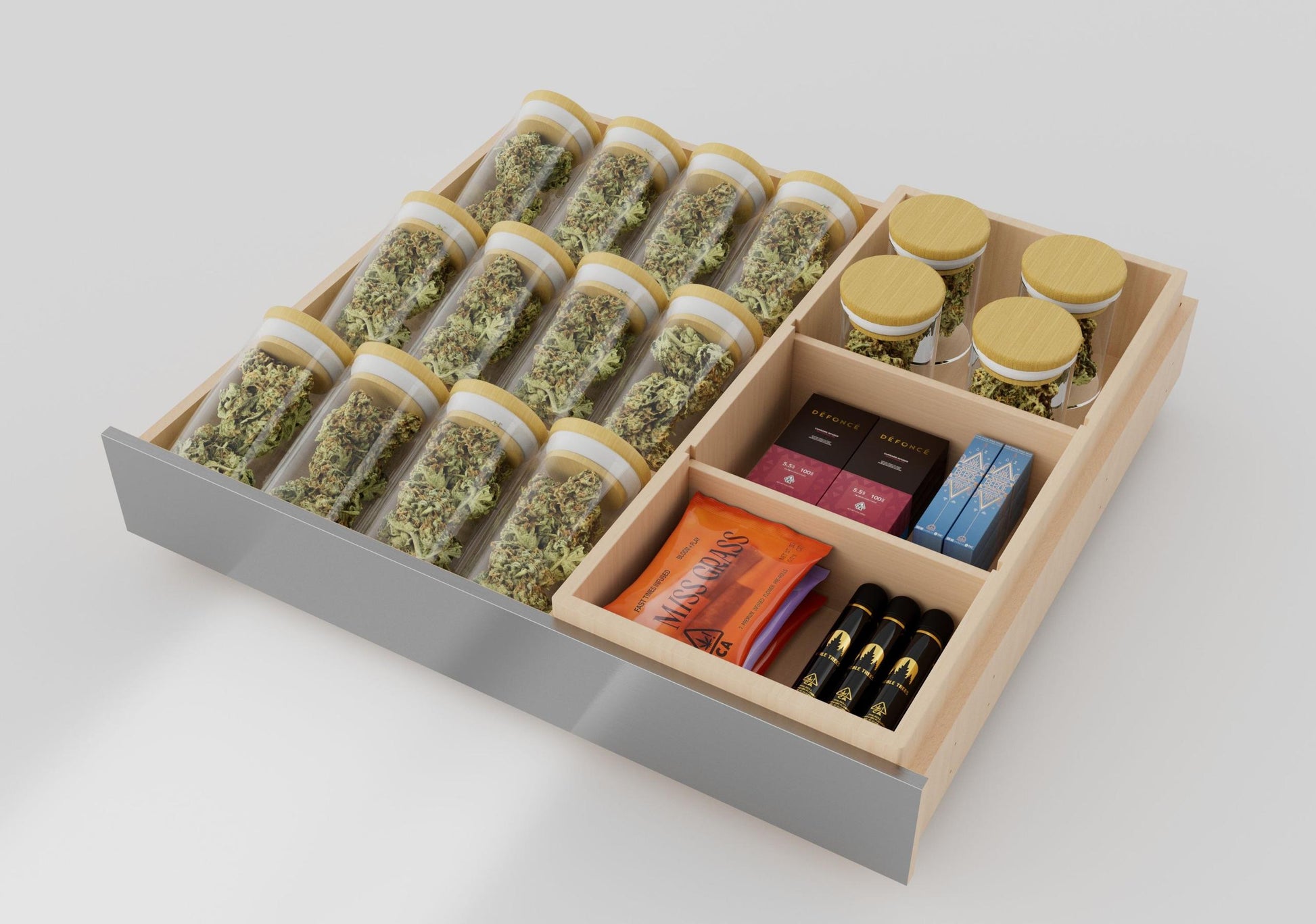 Xo Appliance XOU24WWGOR Wine And Weed 24" Overlay Frame Glass Rh