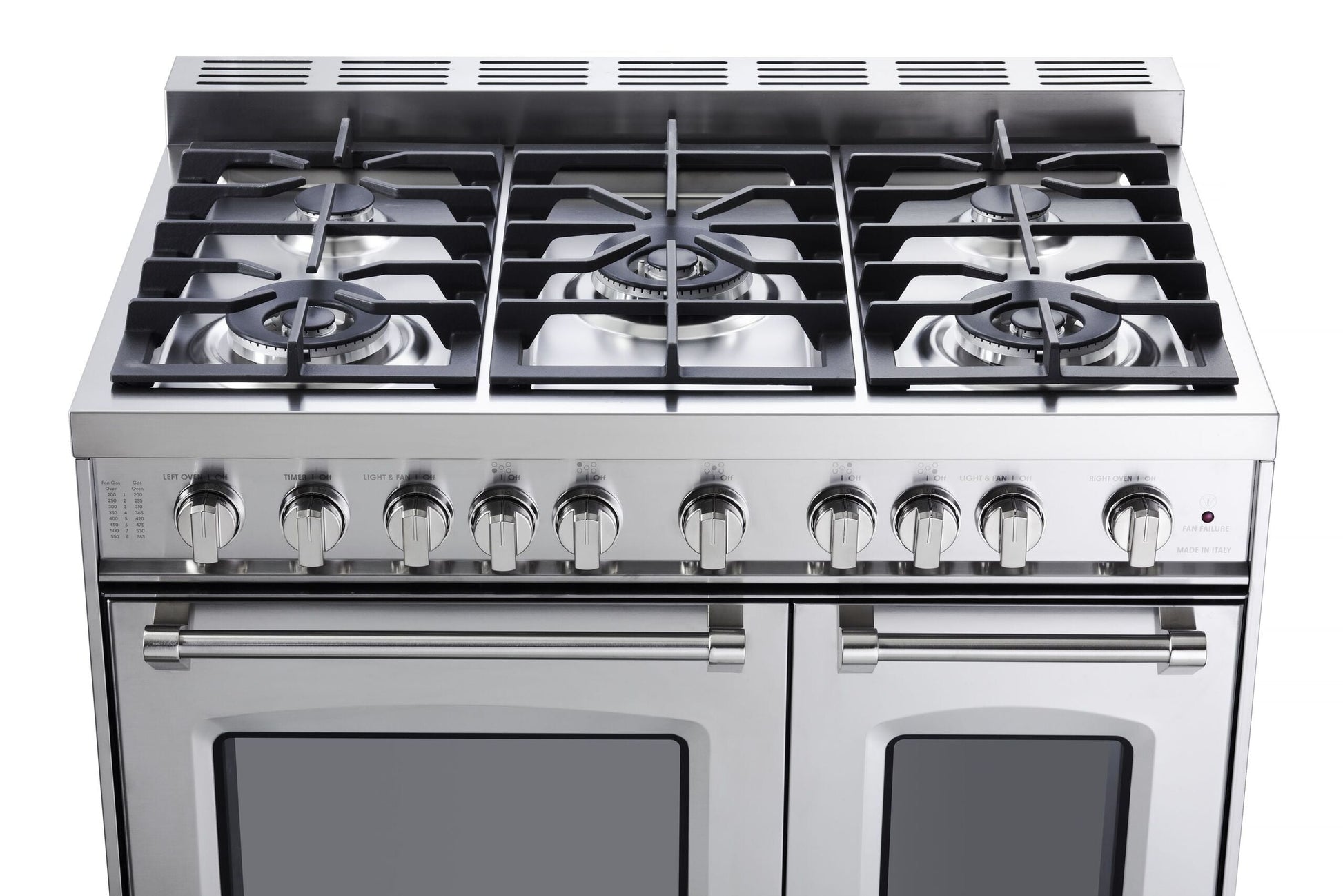 Verona VPFSGG365DSS Stainless Steel 36" Gas Double Oven Range - Prestige Series