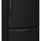 Whirlpool WRB322DMBB 33-Inches Wide Bottom-Freezer Refrigerator With Spillguard Glass Shelves - 22 Cu. Ft