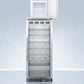 Summit ACR1151FS24LSTACKPRO Compact Manual Defrost Fs24Lpro All-Freezer Stacked With 11 Cu.Ft. Pharmaceutical Refrigerator Acr1151Pro, Both With Factory-Installed Probe Holes