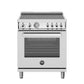Bertazzoni PRO304CEMXV 30 Inch Electric Range, 4 Ceran Heating Zones, Electric Oven Stainless Steel